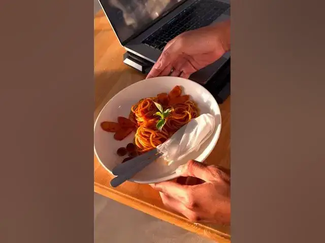 Video thumbnail for Spaghetti homemade morning #food #shorts  #spaghetti #breakfast