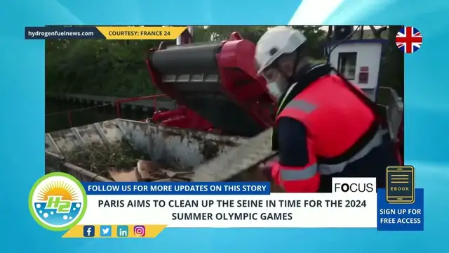 Video thumbnail for Paris aims to clean up the Seine in time for the 2024 Summer Olympic Games
