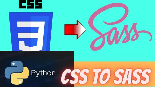 Video thumbnail for Python 3 pyScss Library Script to Compile CSS to SCSS Code in Command Line
