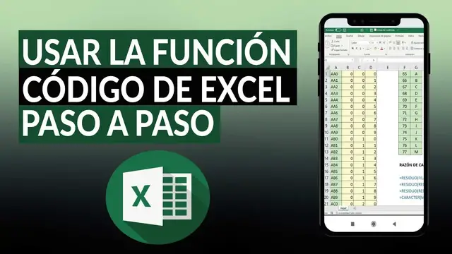 Video thumbnail for Cómo usar la función CODIGO en EXCEL paso a paso
