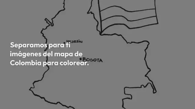 Video thumbnail for Mapa de Colombia para colorear
