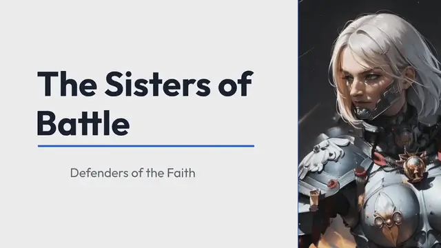 Video thumbnail for The Sisters of Battle: Adepta Sororitas – The Ultimate Guide