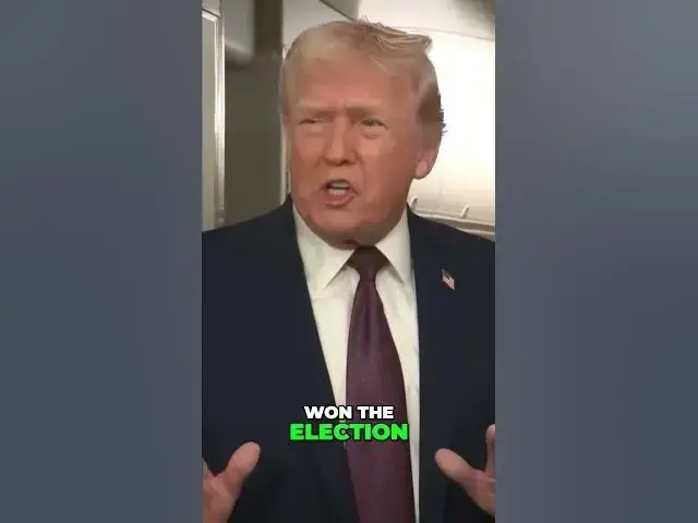 Video thumbnail for Trump Claims Border is SECURE: Election Victory Depends On It! #shorts
