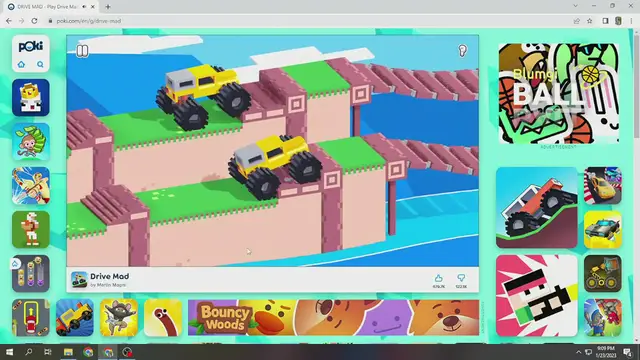 Video thumbnail for drive mad game online