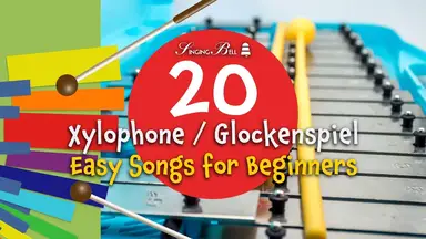 'Video thumbnail for 20 Easy Xylophone / Glockenspiel Songs for Beginners with Tutorials'