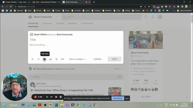 'Video thumbnail for Skool Community Walkthrough  2023'