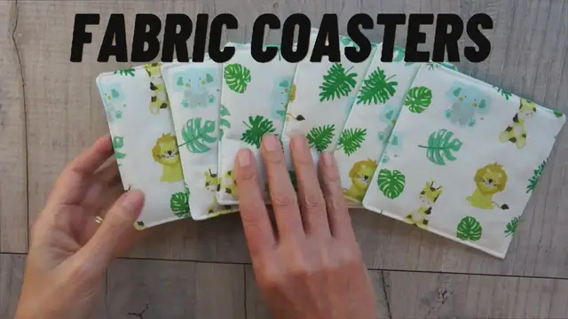 Video thumbnail for How to Make Fabric Coasters - Scrap busting Project