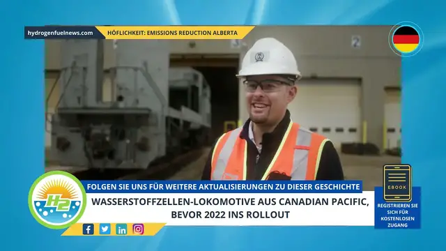 Video thumbnail for [German] Hydrogen fuel cell locomotive from Canadian Pacific to roll out before 2022