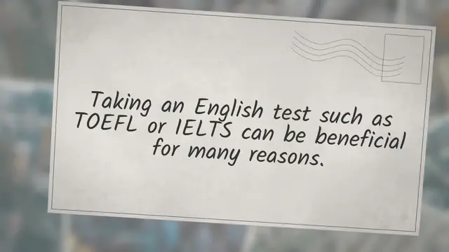 'Video thumbnail for Maximizing Your English Test Performance: Benefits of Taking TOEFL and IELTS Exams'