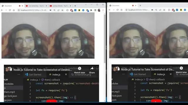 Video thumbnail for Build a Zoom Clone Video Chat and Watch Youtube Videos Together in Node.js Express & Socket.io
