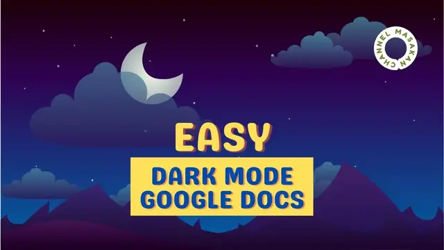 Video thumbnail for How to enable DARK MODE in google docs / documents EASY 2022 | docs laptop PC
