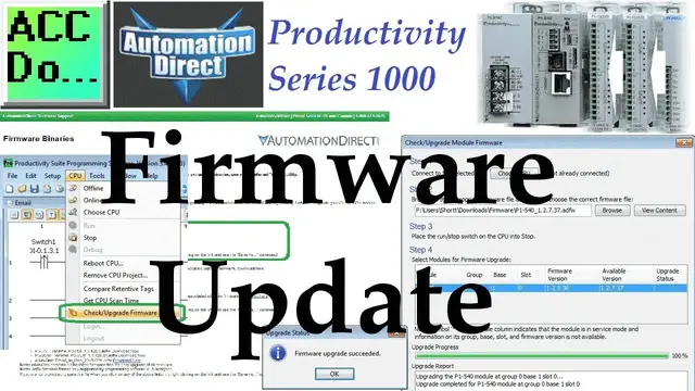 Video thumbnail for Productivity 1000 Series PLC Firmware Update