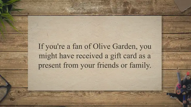 Video thumbnail for Unlocking the Possibilities: A Guide to Using Olive Garden Gift Cards on Doordash