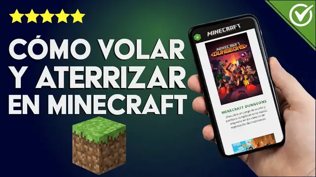 Video thumbnail for ¿Cómo volar y aterrizar en MINECRAFT? - Modo creativo y supervivencia