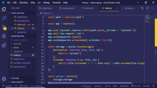 Video thumbnail for Build a Image Compressor App in Node.js and Express Using Multer and ImageMin Library