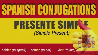 'Video thumbnail for Simple Present in Spanish '