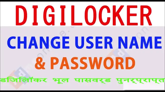 Video thumbnail for How to reset DigiLocker User Name and Password | How to Delete DigiLocker Account