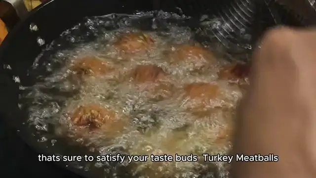 Video thumbnail for Turkey meatballs recipe