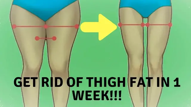 'Video thumbnail for How to Lose Thigh Fat :Lose Inner Thigh Fat in 1 Week At Home FAST'