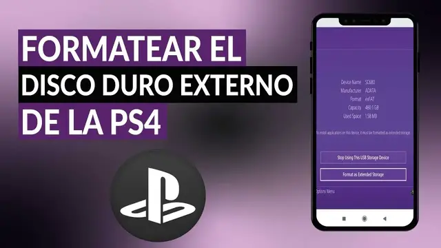 Video thumbnail for ¿Cómo formatear el disco duro externo de la PS4 de manera sencilla?