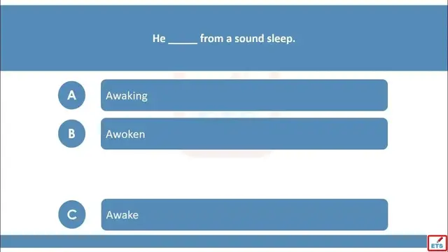 Video thumbnail for Awake, Awoke, Awoken, Awaking Quiz