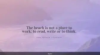 Video thumbnail for 117+ Beach Quotes