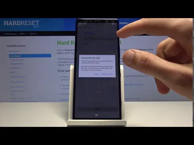 'Video thumbnail for How to Format SD Card on SONY Xperia 1 – Erase External Storage'