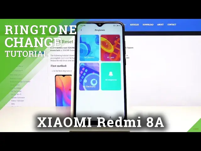 'Video thumbnail for How to Change Ringtone in Xiaomi Redmi 8A - Location of Ringtone Settings'