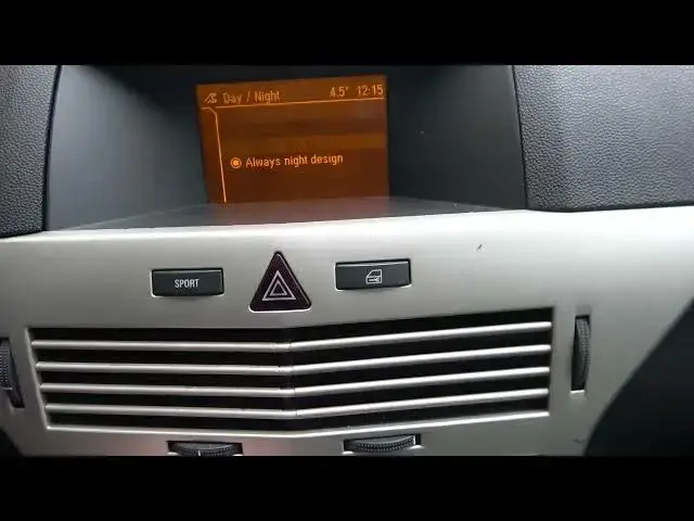 Video thumbnail for How to Set Light or Dark Mode in Radio Display in Opel Astra H GTC (2004 - 2014)  - Display Mode