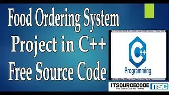 Video thumbnail for Food Ordering System Project in C++ with Source Code Free Download | C++ Projects with Source Code