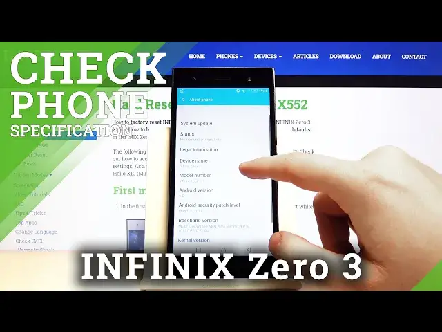 Video thumbnail for How to Check Phone Specification in INFINIX Zero 3 – Find Device’s Info