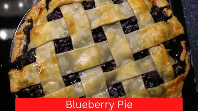 Video thumbnail for Quick & Easy Blueberry Pie Recipe