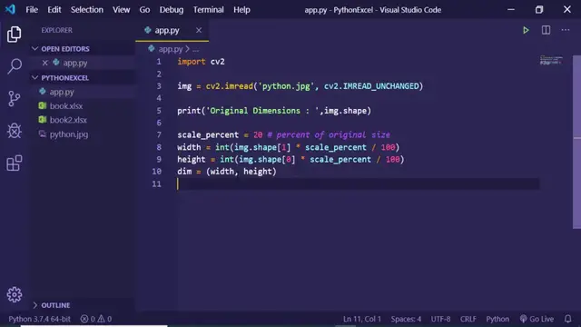 Video thumbnail for OpenCV Resizing Images in Python