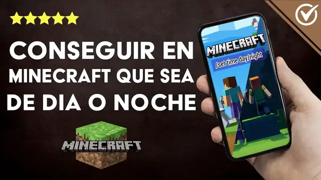 Video thumbnail for ¿Cómo conseguir en MINECRAFT que siempre sea de día o de noche? - Trucos con comandos