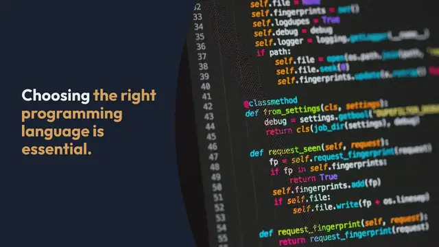 Video thumbnail for How To Choose a Best Programming Language