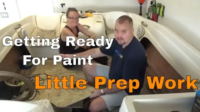 Video thumbnail for Surfacing Boat Floor For Fiberglass EP #33 || Bayliner Bowrider 175