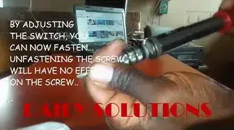 'Video thumbnail for How to Use a Ratchet Wheel Screwdriver'