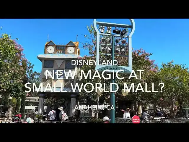 Video thumbnail for Could new magic be coming to Small World Mall at Disneyland🏰#disney #disneyland #disneyparks #dca