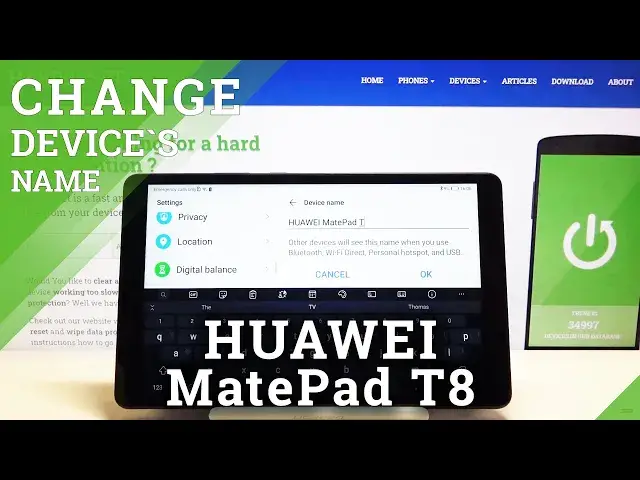 'Video thumbnail for How to Change Device Name in HUAWEI MatePad T8 – Refresh Username'