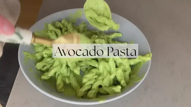 Video thumbnail for Avocado Pasta
