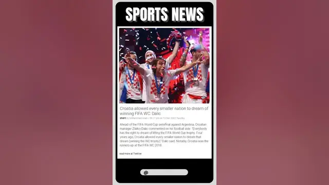 Video thumbnail for Current Events | Croatia's Dream Comes True: Zlatko Dalic's Journey to the FIFA World Cup Win