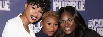 'Video thumbnail for Jennifer Hudson, Cynthia Erivo, Danielle Brooks & the Cast of THE COLOR PURPLE Meet the Press!'