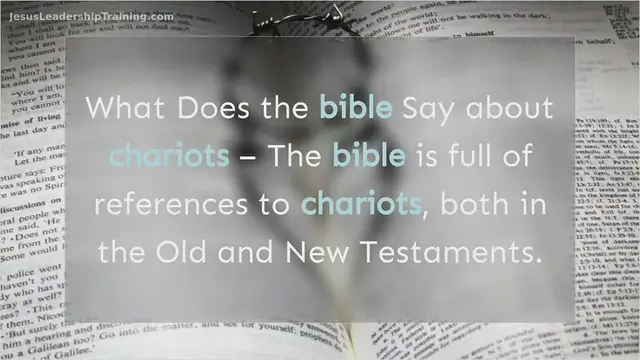 Video thumbnail for Bible Verses about Chariots
