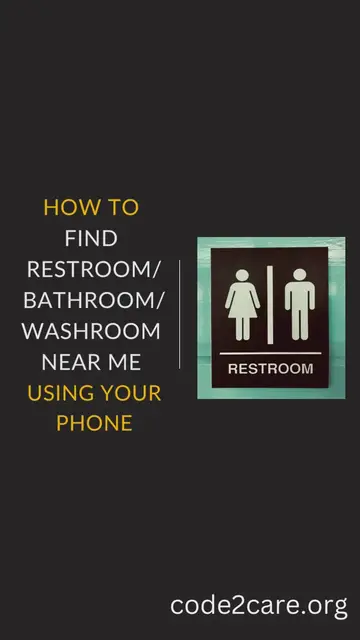 Video thumbnail for Find Restroom - Bathroom or Washroom near me using your Android or iPhone