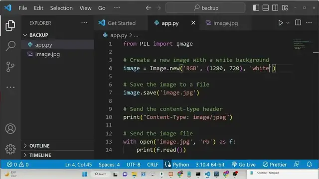 Video thumbnail for Python 3 Pillow Script to Generate Image of Any Color & Size in Command Line