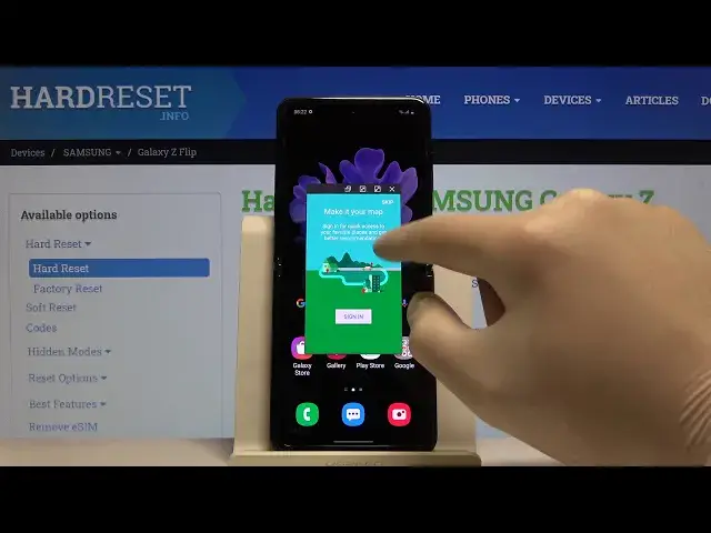 'Video thumbnail for How to Enable Pop Up View on Apps in SAMSUNG Galaxy Z Flip – Locate Windowed Apps'