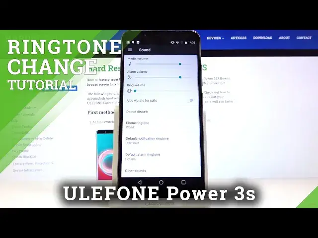 Video thumbnail for How to Change Ringtone in ULEFONE Power 3s – Find Ringtone List and Options