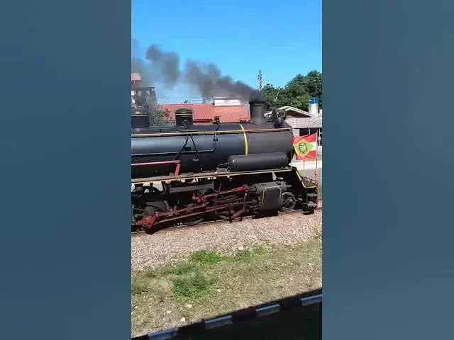 Video thumbnail for #Shorts #trem #mariafumaça #locomotiva #imbituba #vilanova  #ferrovia