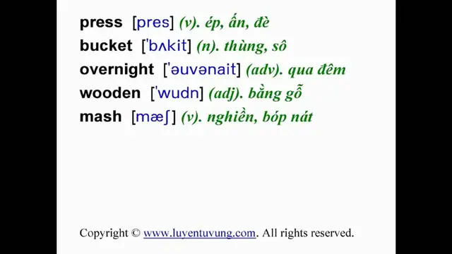 Video thumbnail for Learn English Vocabulary - Grade 8 - Unit 10 - Lesson 02