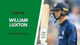 'Video thumbnail for William Luxton England Under-19 cricketer batting, biography, age, height, wife, family, etc.'